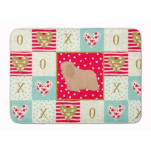 Carolines Treasures 19 x 27 in. Coton De Tulear No.1 Love Machine Washable Memory Foam Mat CK5823RUG - main